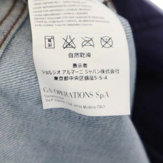 ARMANI JEANS - アルマーニジーンズ ストレート デニムパンツ w30