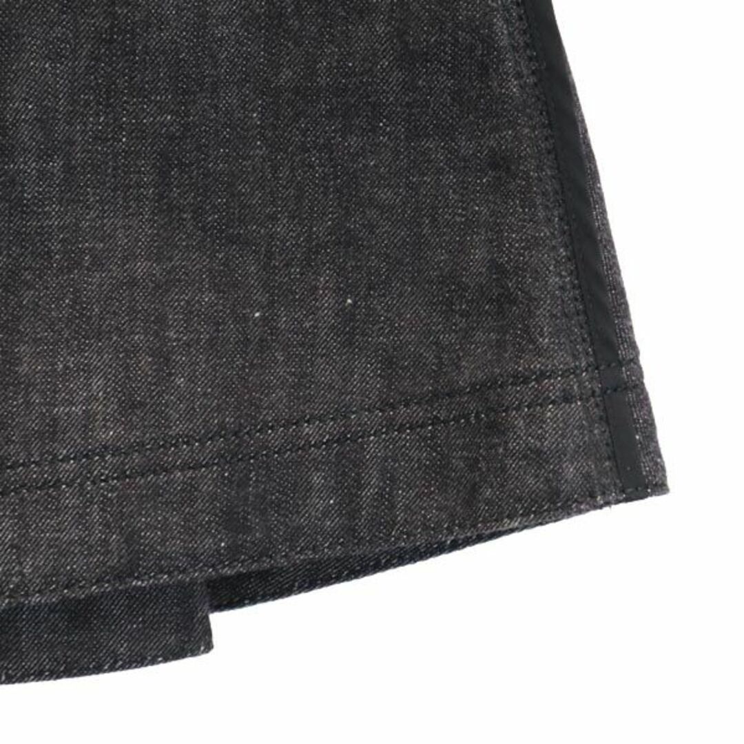 ルイヴィトン イタリア製 デニム スカート 38 黒系 LOUIS VUITTON レディース   【230826】