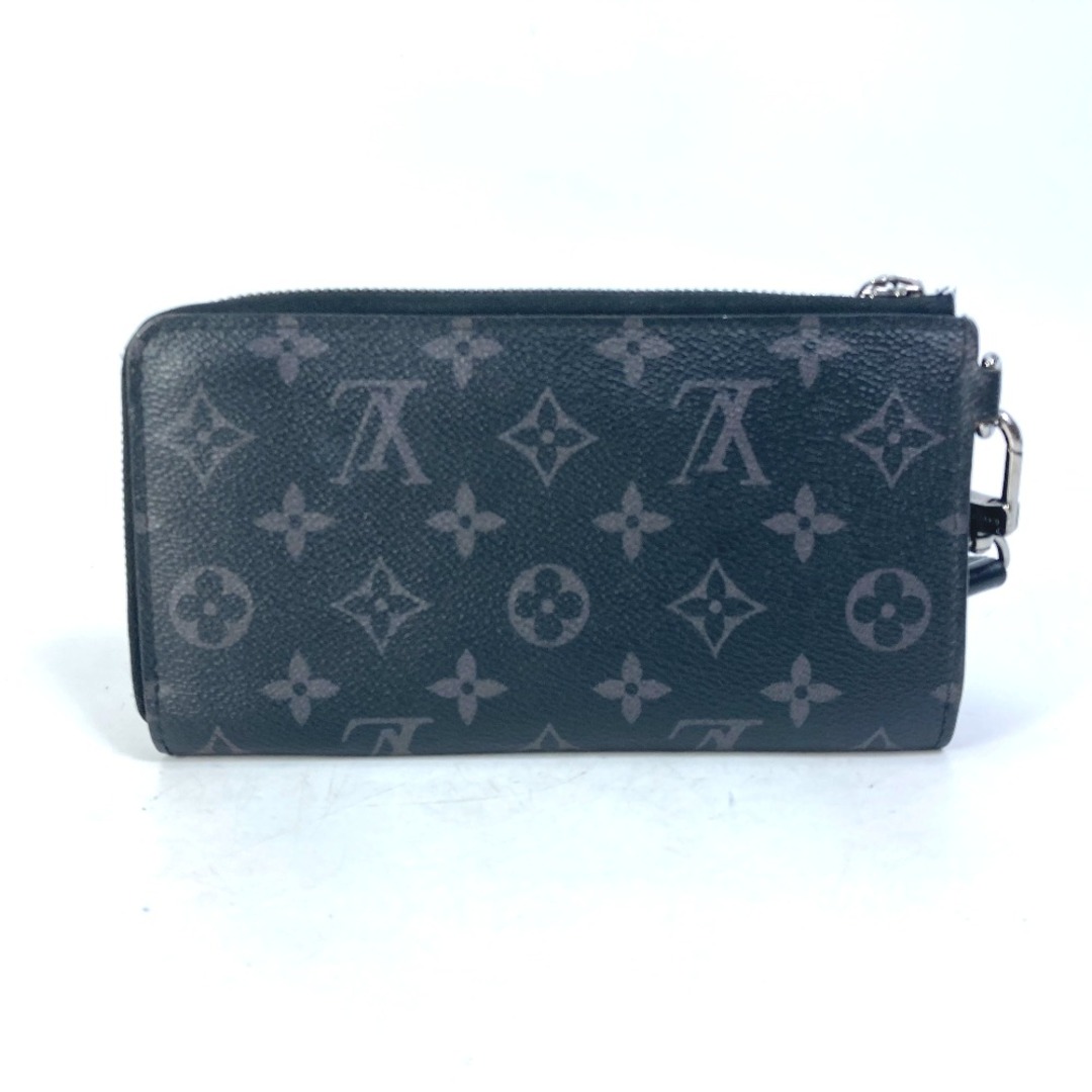 LOUIS VUITTON(ルイヴィトン)のルイヴィトン LOUIS VUITTON ジッピードラゴンヌ M80994  モノグラム エクリプス トランクプリント 長財布 モノグラムエクリプスキャンバス ブラック メンズのファッション小物(長財布)の商品写真