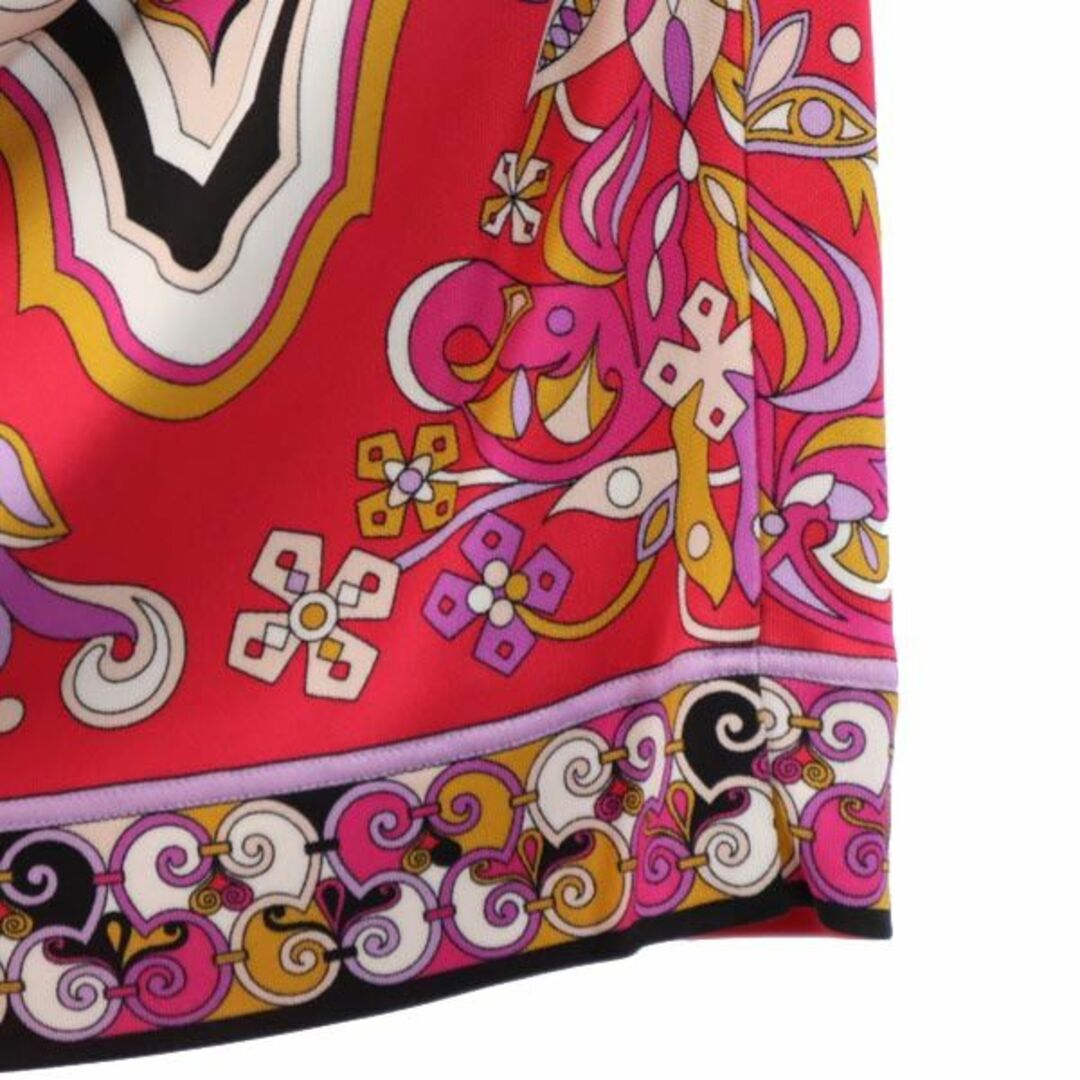 EMILIO PUCCI(エミリオプッチ)のエミリオプッチ イタリア製 ノースリーブ ワンピース I38 ピンク系 Emilio Pucci レディース 【中古】  【230826】 レディースのワンピース(ミニワンピース)の商品写真