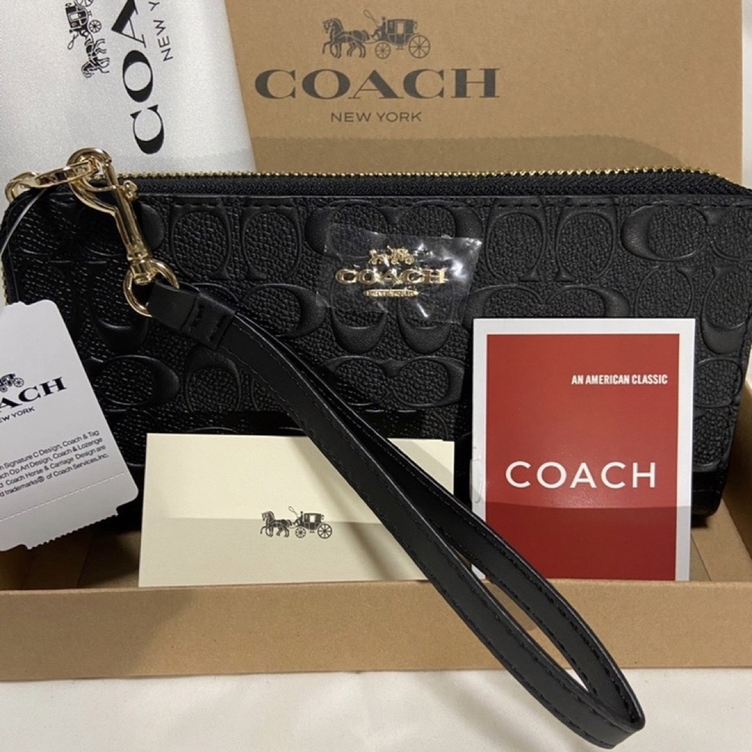 COACH - 贈り物にも☆コーチ 財布 人気の本革シグネチャー メンズ