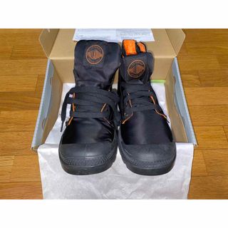 パラディウム(PALLADIUM)のPALLADIUM×ALPHA MA-1 Black/Orange メンズ (スニーカー)