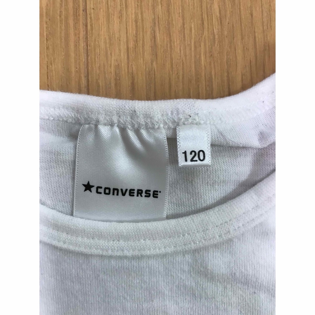 CONVERSE(コンバース)のコンバース　女の子　Tシャツ　120センチ キッズ/ベビー/マタニティのキッズ服女の子用(90cm~)(Tシャツ/カットソー)の商品写真