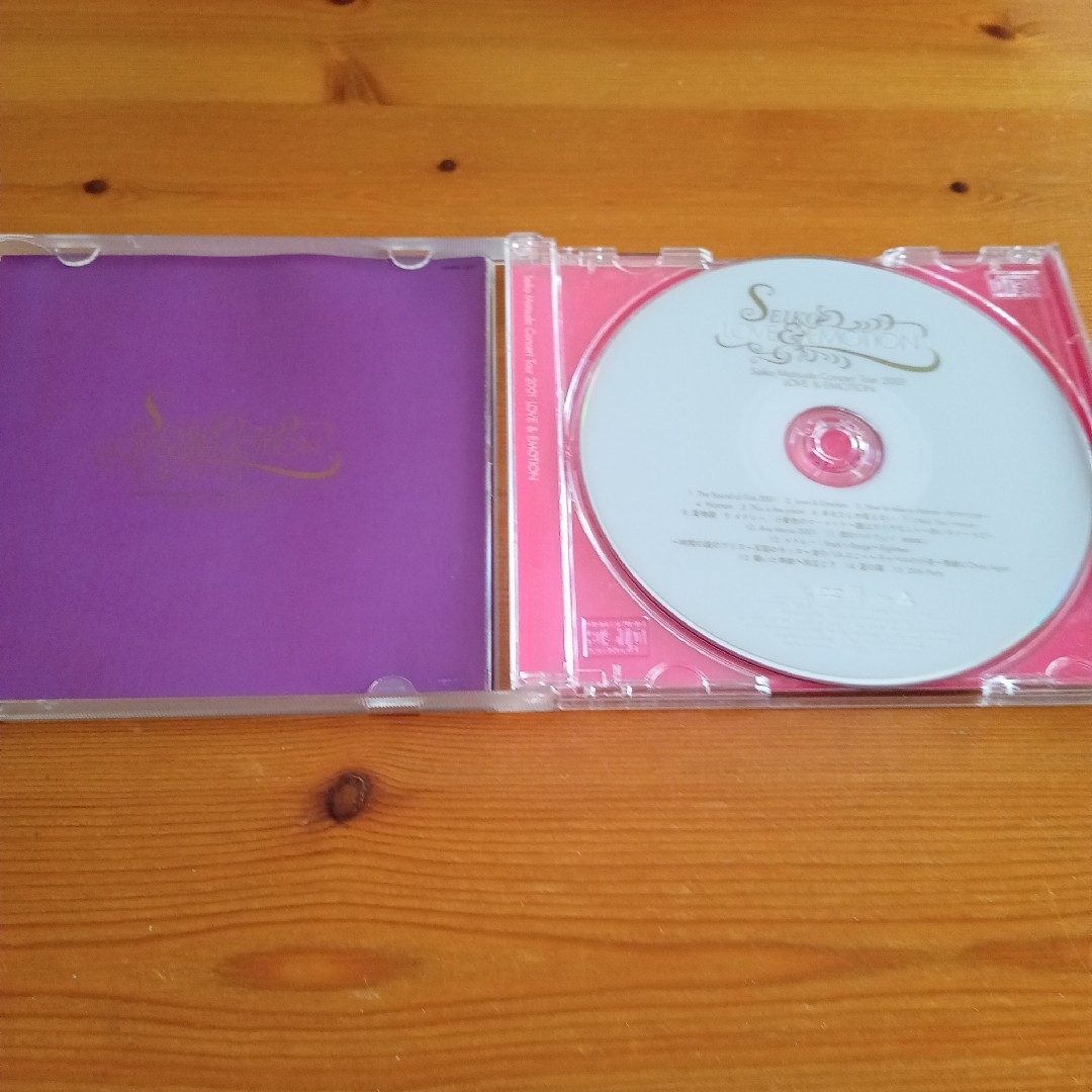 松田聖子DVD松田聖子/CONSERT2001～LOVE&EMOTION聖子DV松田聖子CD