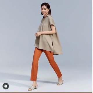 プラステ(PLST)の桐谷美玲着用✨新品！♥️PLST♥️オーバーサイズスキッパーシャツ。Ｓ。(シャツ/ブラウス(半袖/袖なし))