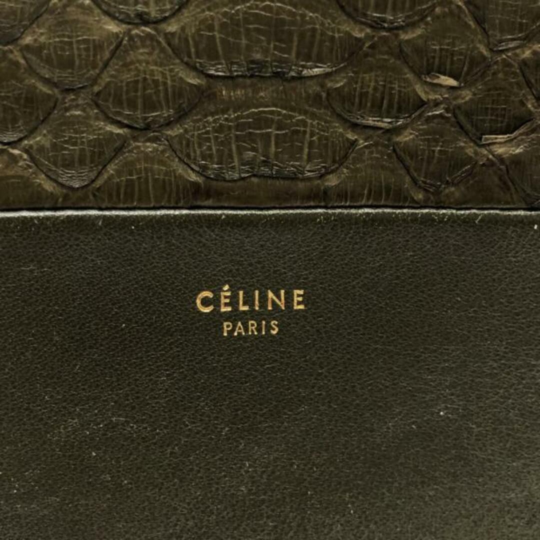 celine - CELINE(セリーヌ) クラッチバッグ - カーキの通販 by ブラン