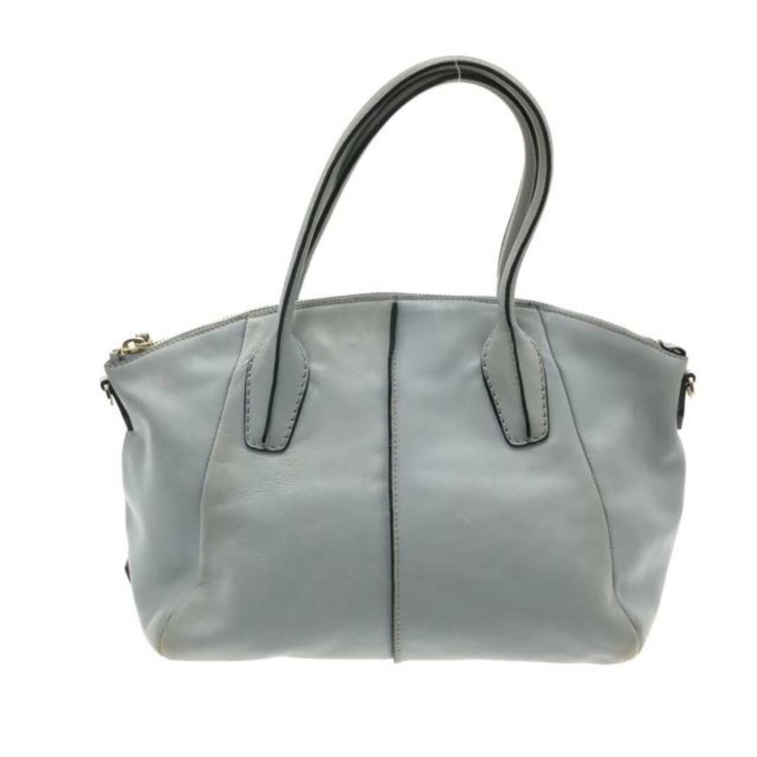 TOD'Sトッズ ハンドバッグ グレー レザー ハンドバッグ
