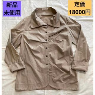 zan zara　新品未使用　タグ付き　レディース  シャツ　ロングシャツ　上質(シャツ/ブラウス(長袖/七分))