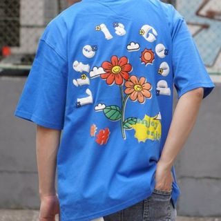 ジャングルストーム(JUNGLE STORM)のジャングルストーム　ポコポコフラワーTシャツ(Tシャツ/カットソー(半袖/袖なし))