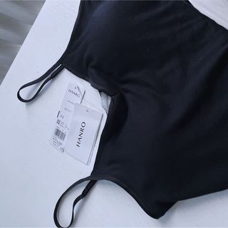 HANRO - HANROブラックカップ付キャミソール 新品XSの通販 by mac's