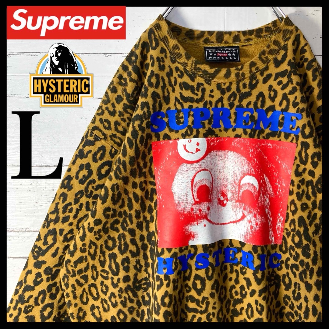 リョウキ着用・L】シュプリーム×ヒステリックグラマー コラボ スウェット-