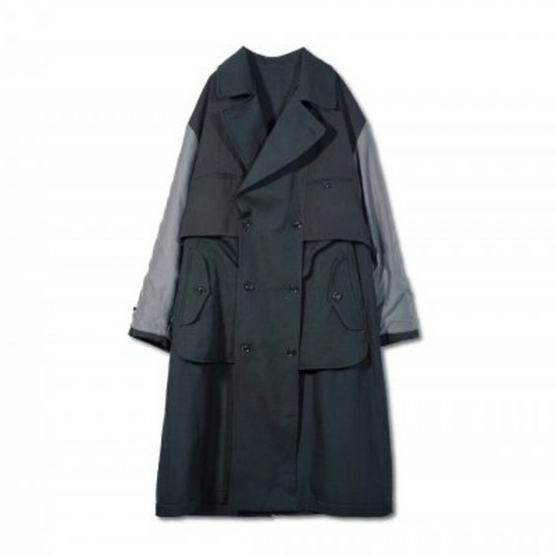 YOKE  RIVERSIBLE DOUBLE-BREASTED COAT 2