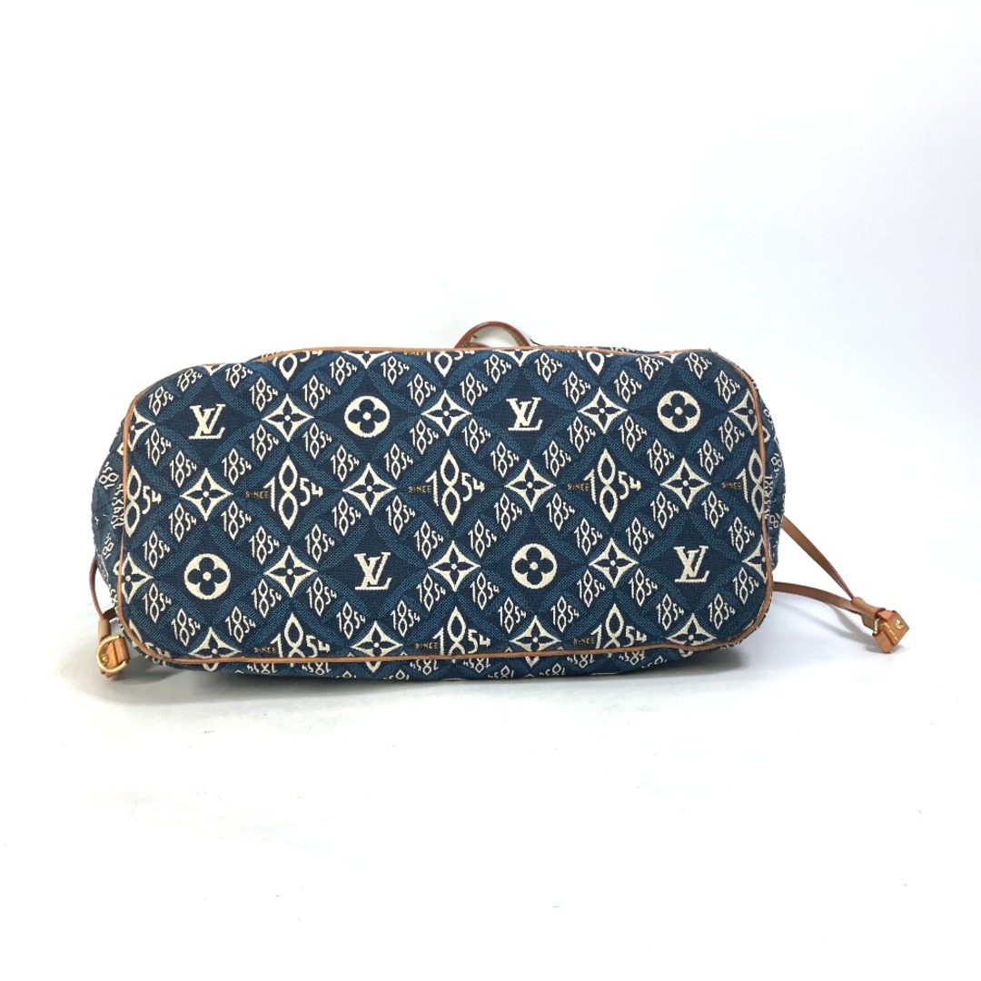 ルイヴィトン LOUIS VUITTON ネヴァーフルMM M57484 モノグラムジャカード ポーチ付き SINCE1854 ショルダーバッグ トートバッグ ジャガード ネイビー