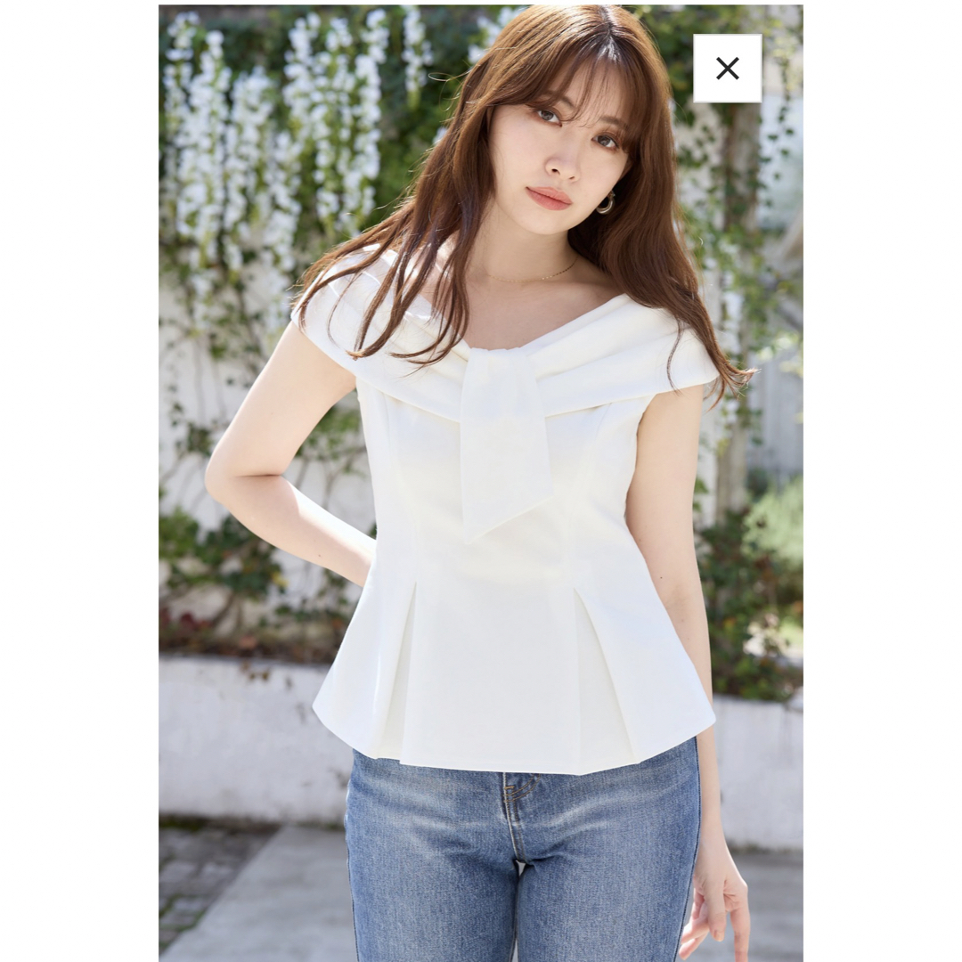 タグ付き新品　Lily Shawl Peplum Top herlipto