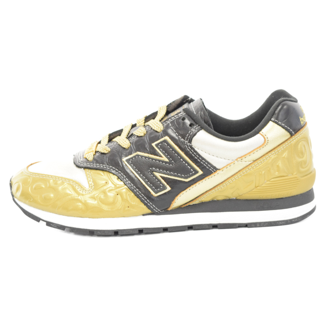 New Balance ニューバランス ×FRANCK MULLER Limited Edition×フランクミュラー 996 Nロゴ996足限定ローカットスニーカー CM996FMG ゴールド