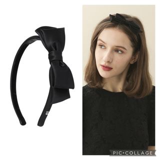 新品未使用!! Alexandre de Paris サテンリボンカチューシャ www