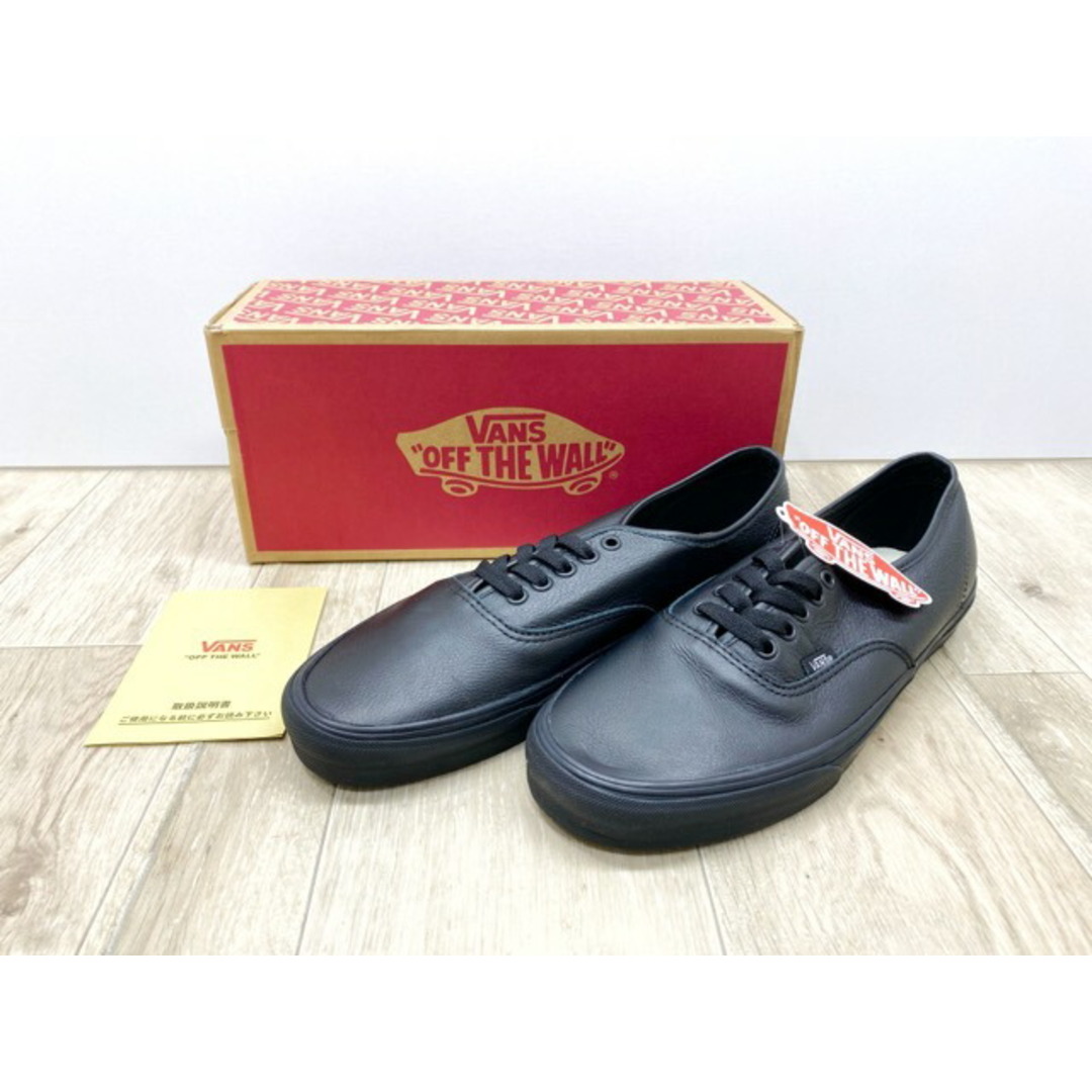 VANS（ヴァンズ）VN000JRAL3B　AUTHENTIC オーセンティック　レザー　スニーカー【007】