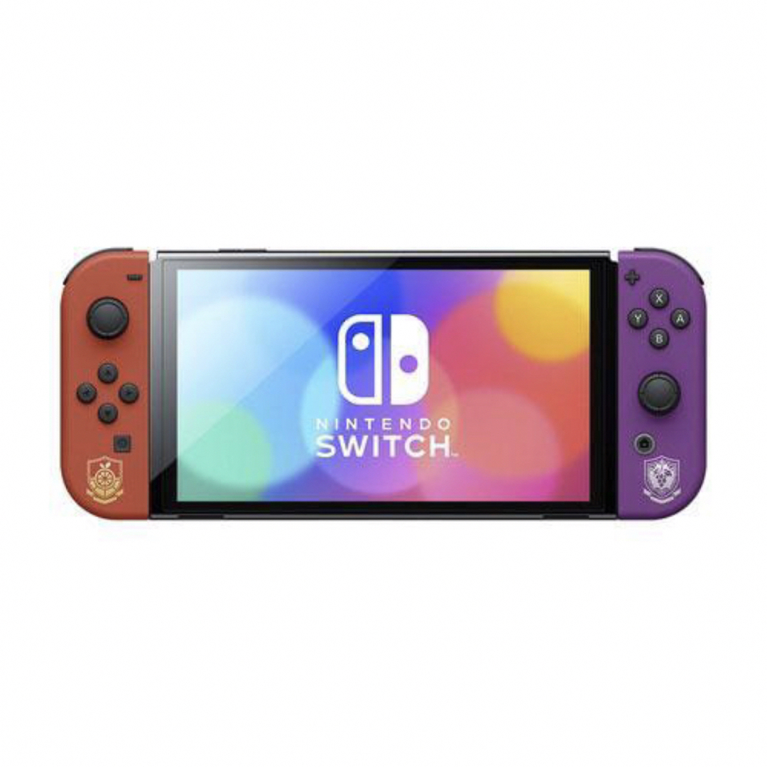 Nintendo Switch(ニンテンドースイッチ)の【新品未開封】Nintendo Switch(有機ELモデル) ポケモン エンタメ/ホビーのゲームソフト/ゲーム機本体(家庭用ゲーム機本体)の商品写真