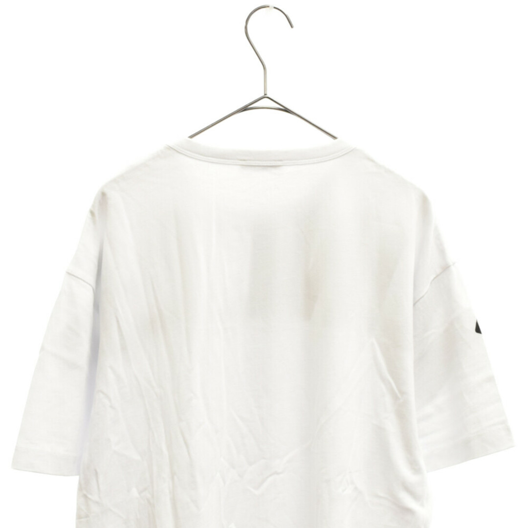 MONCLER(モンクレール)のMONCLER モンクレール MAGLIA T-SHIRT ブラウザロゴプリント コットン 半袖Tシャツ ホワイト F10918C70410 8390T メンズのトップス(Tシャツ/カットソー(半袖/袖なし))の商品写真