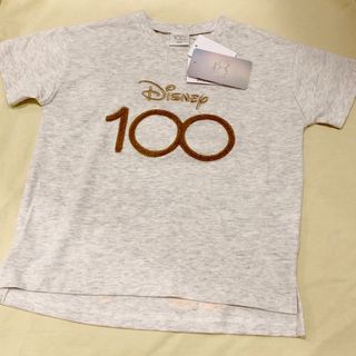 【新品、タグ付】ディズニー　100周年限定デザイン　Tシャツ　100cm(Tシャツ/カットソー)