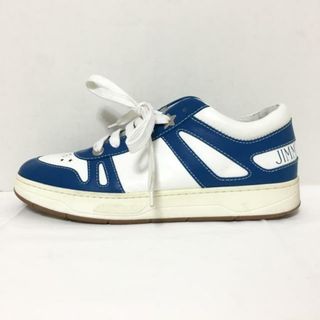 JIMMY CHOO - ジミーチュウ スニーカー 42 - 白×ブルーの通販 by