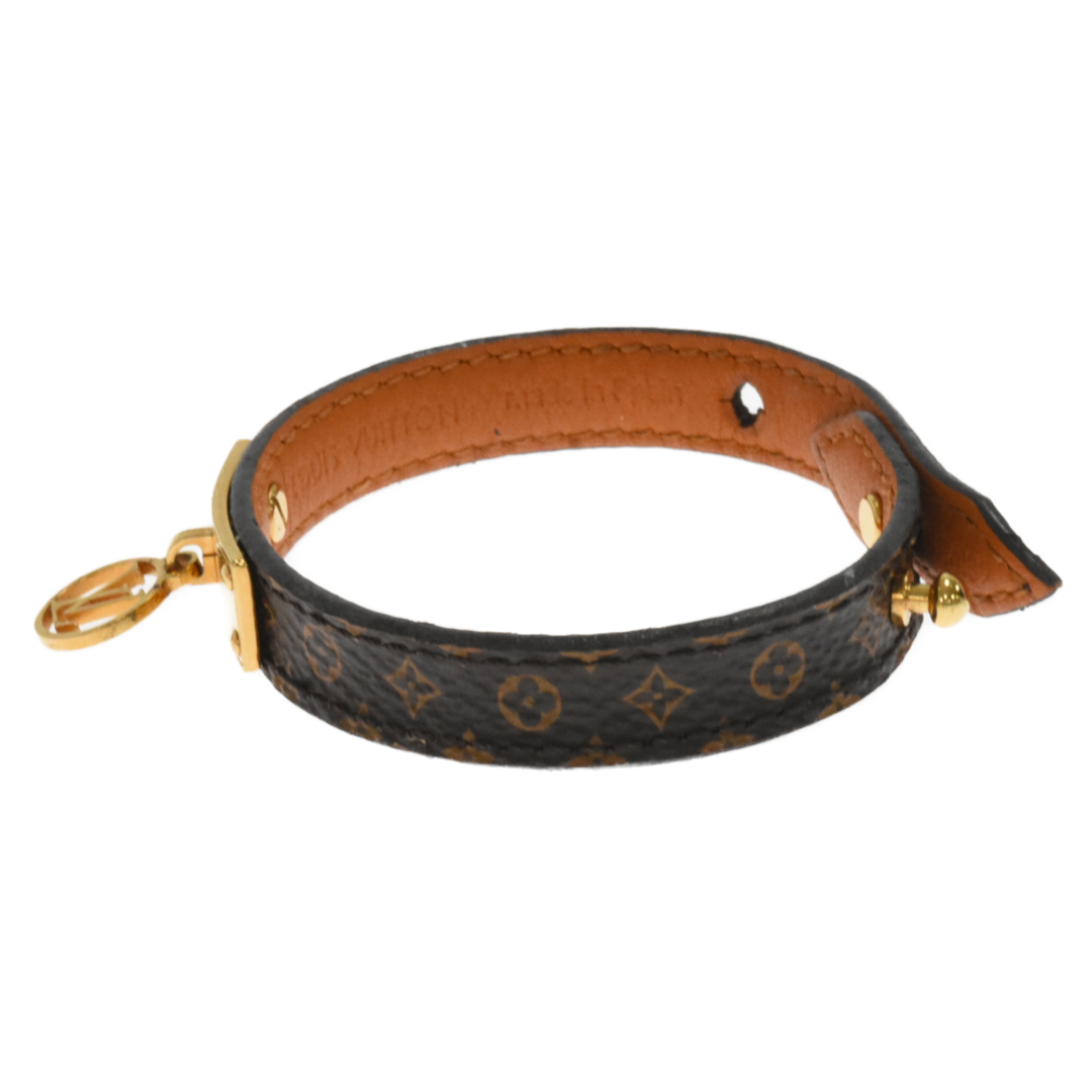 LOUIS VUITTON ルイヴィトン ブラスレロゴマニア モノグラム レザー