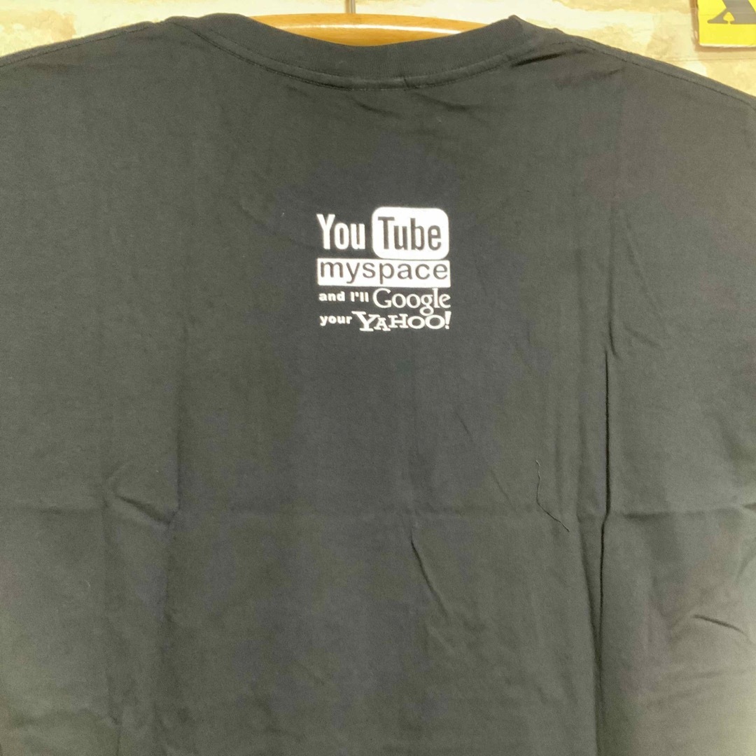 YouTube  Google Yahoo   Tシャツ　XL ヤフー　グーグル メンズのトップス(Tシャツ/カットソー(半袖/袖なし))の商品写真