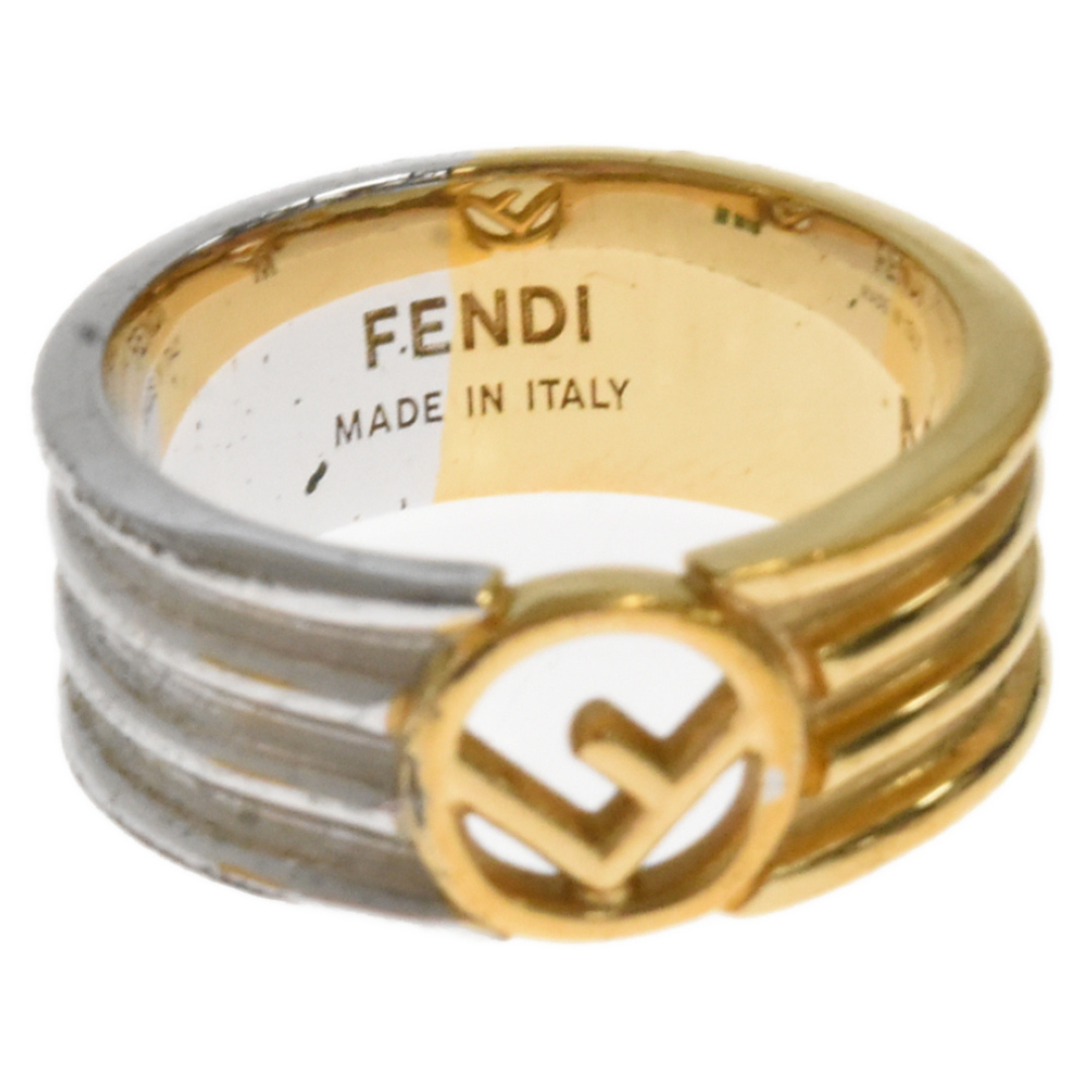 FENDI   FENDI フェンディ Fロゴ バイカラーリング 指輪 ゴールド