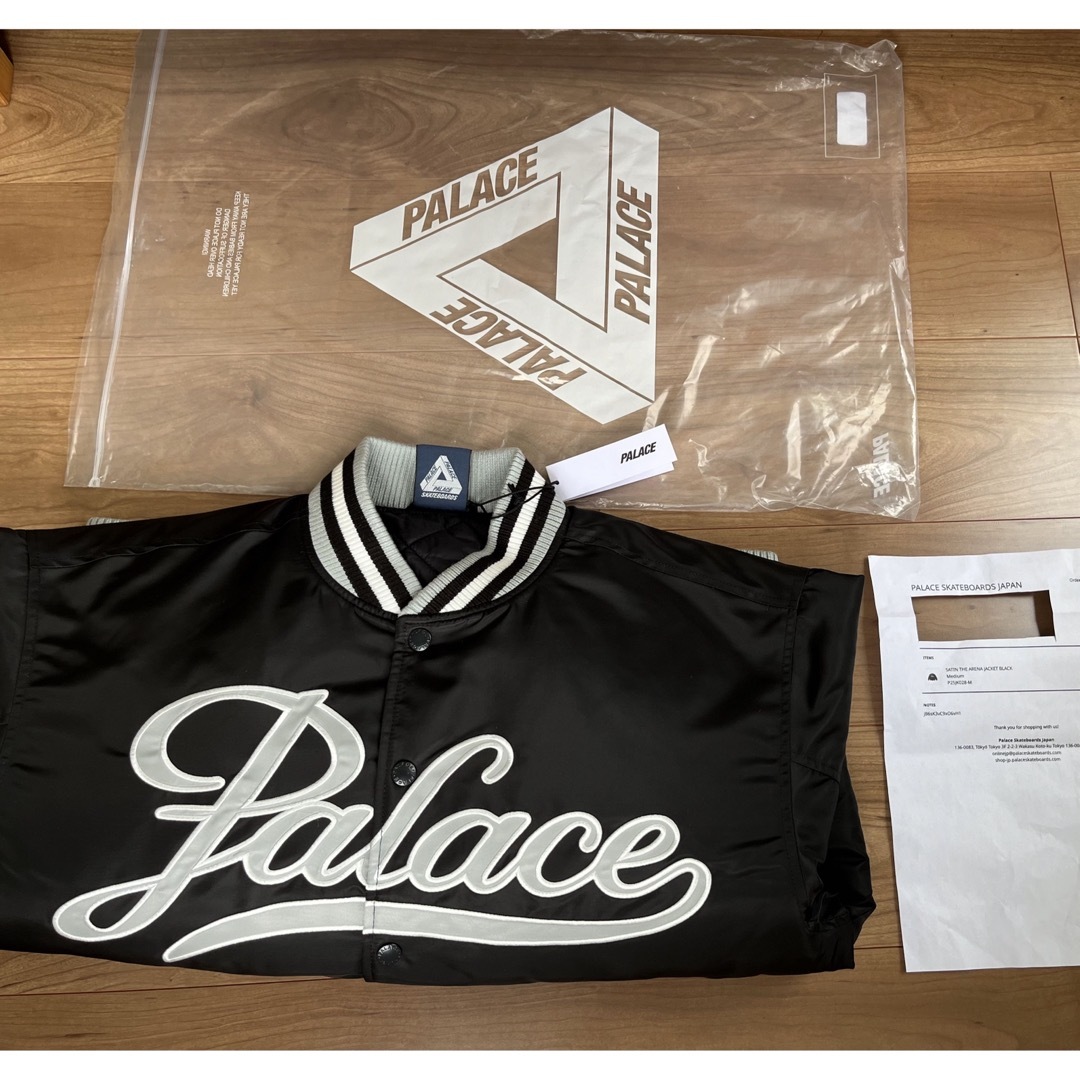 PALACE(パレス)のPalace SATAIN THE ARENA JACKET メンズのジャケット/アウター(スタジャン)の商品写真