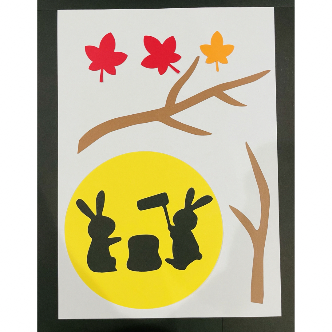 秋 とんぼ トンボ お月見 十五夜 壁面 9月 10月 壁面飾り 壁面 ハンドメイドの素材/材料(型紙/パターン)の商品写真