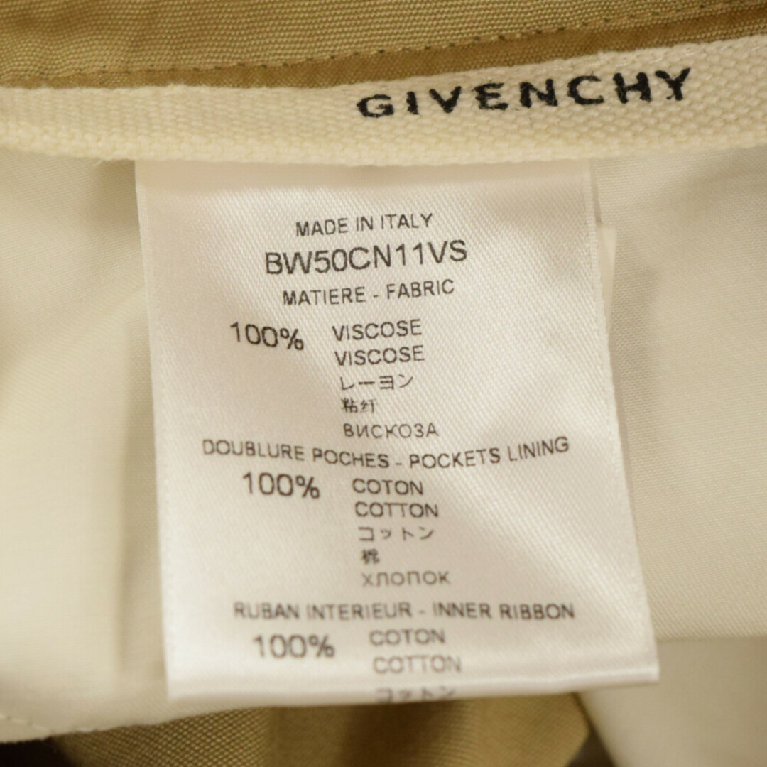GIVENCHY - GIVENCHY ジバンシィ ハイウエストミリタリーカーゴパンツ