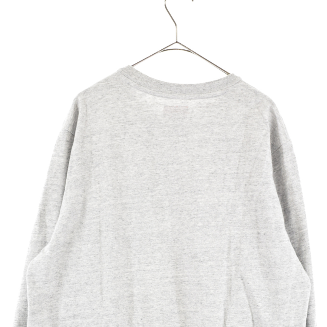 SUPREME シュプリーム 18AW L/S Pocket Tee ポケット付き長袖Tシャツ アッシュグレー 新品 18aw SUPREME L/S Pocket Tee