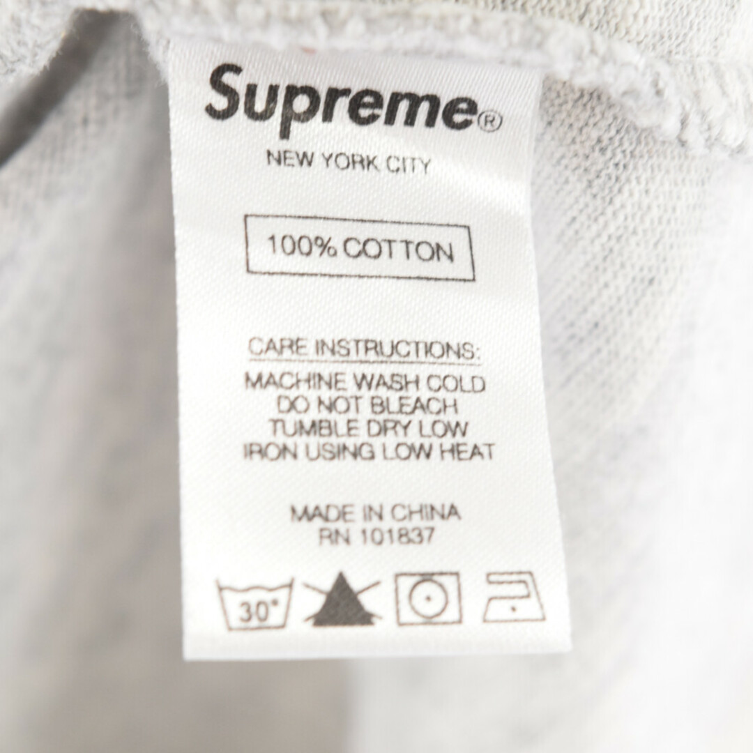 SUPREME シュプリーム 18AW L/S Pocket Tee ポケット付き長袖Tシャツ アッシュグレー