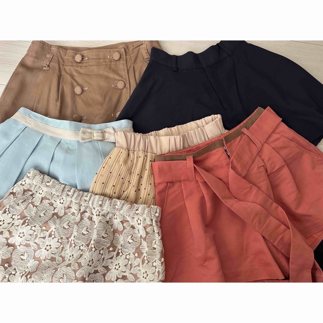 JAYRO(ジャイロ)のショートパン スカート 6着セット レディースのパンツ(ショートパンツ)の商品写真