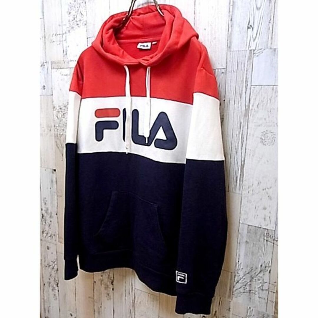 フィラ FILA L トリコロール パーカー