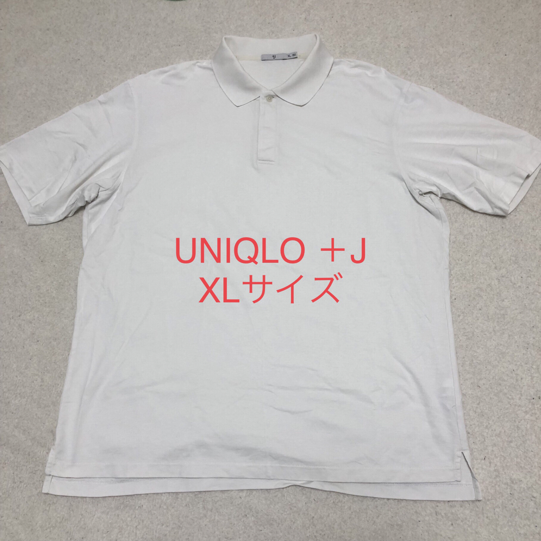 UNIQLO(ユニクロ)のuniqlo +J ユニクロ ポロシャツ ホワイト 白 シャツ メンズのトップス(ポロシャツ)の商品写真