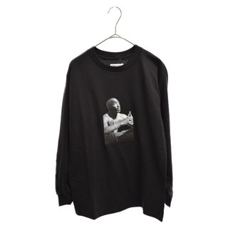 ワコマリア(WACKO MARIA)のWACKO MARIA ワコマリア 23AW TUPAC LONG SLEEVE T-SHIRTトゥーパック フォトロングスリーブTシャツ 長袖Tシャツ 2PAC ブラック TUPAC-WM-LT01(Tシャツ/カットソー(七分/長袖))