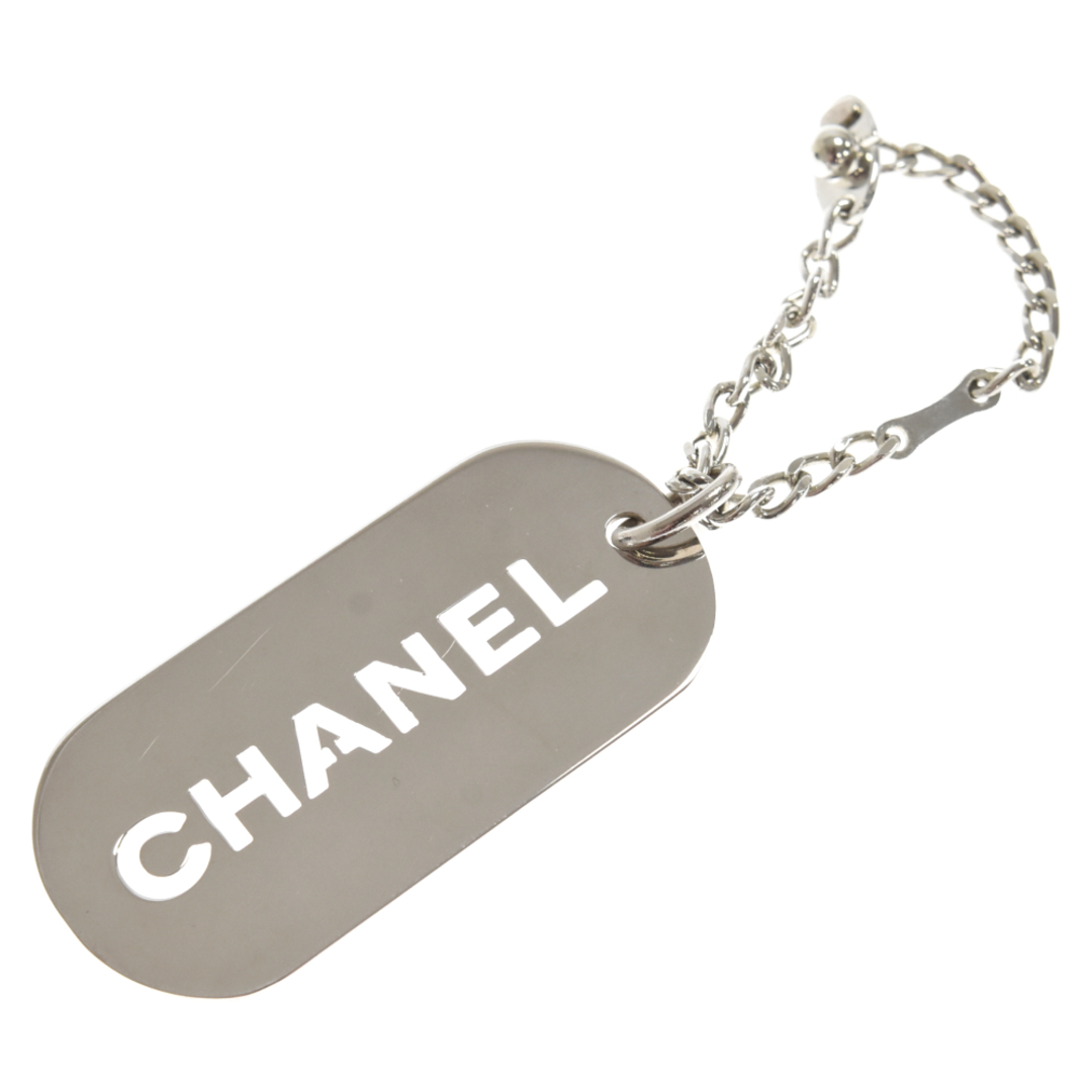 CHANEL シャネル バッグチャーム ドッグタグ キーホルダー 05V