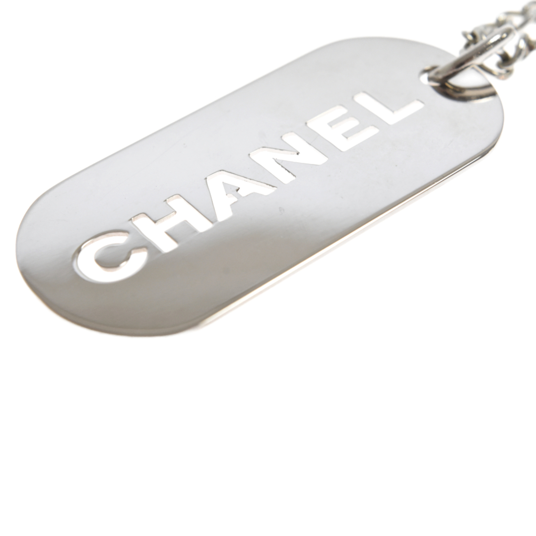 CHANEL シャネル バッグチャーム ドッグタグ キーホルダー 05V