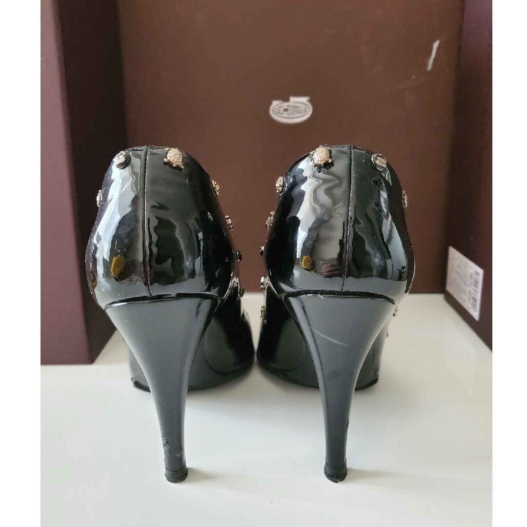 シャネル オープントゥハイヒール 10cm- シャネル オープントゥハイヒール 10cm-