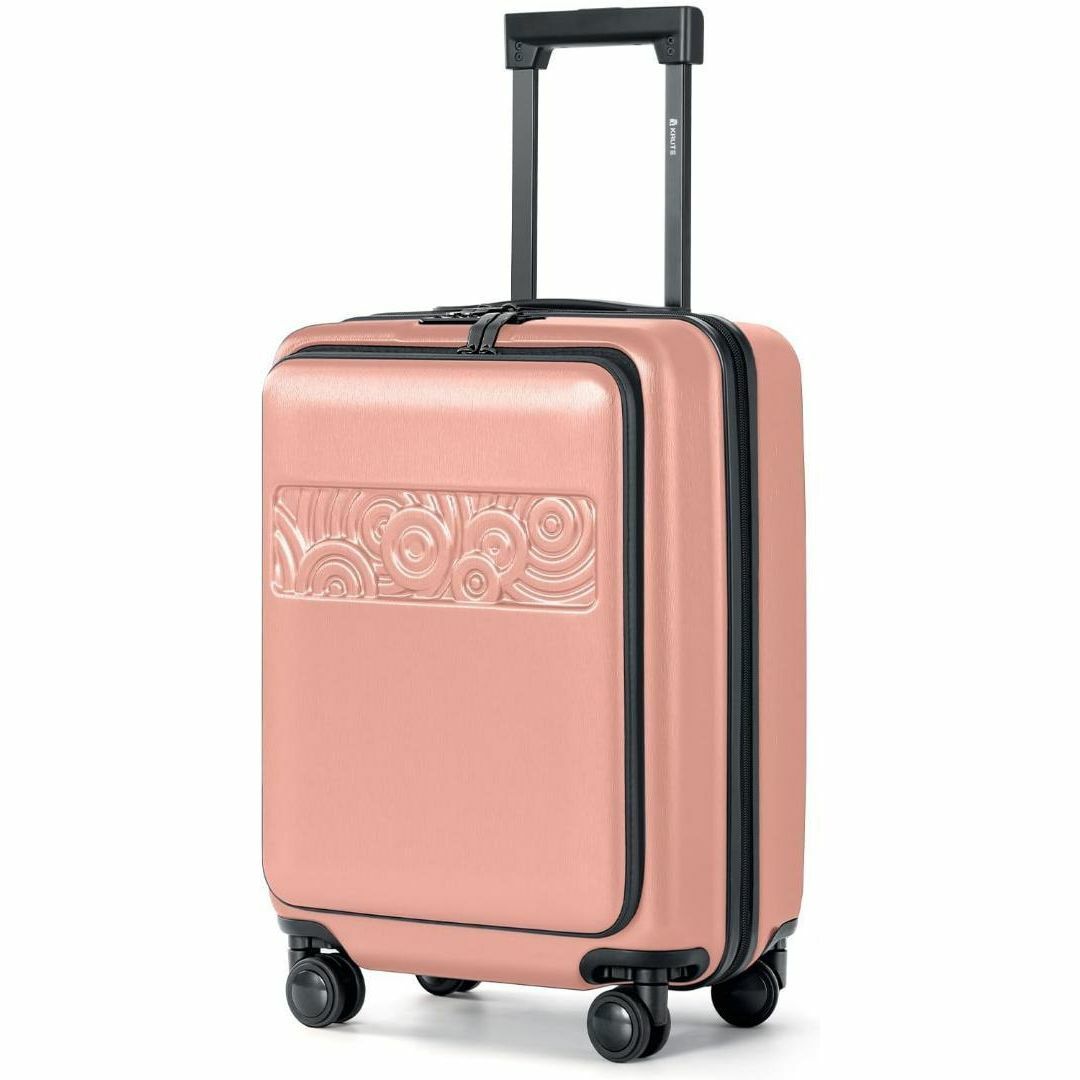 スーツケース 機内持ち込み 前開き 180°フロントオープン ピンク 37ℓ | フリマアプリ ラクマ