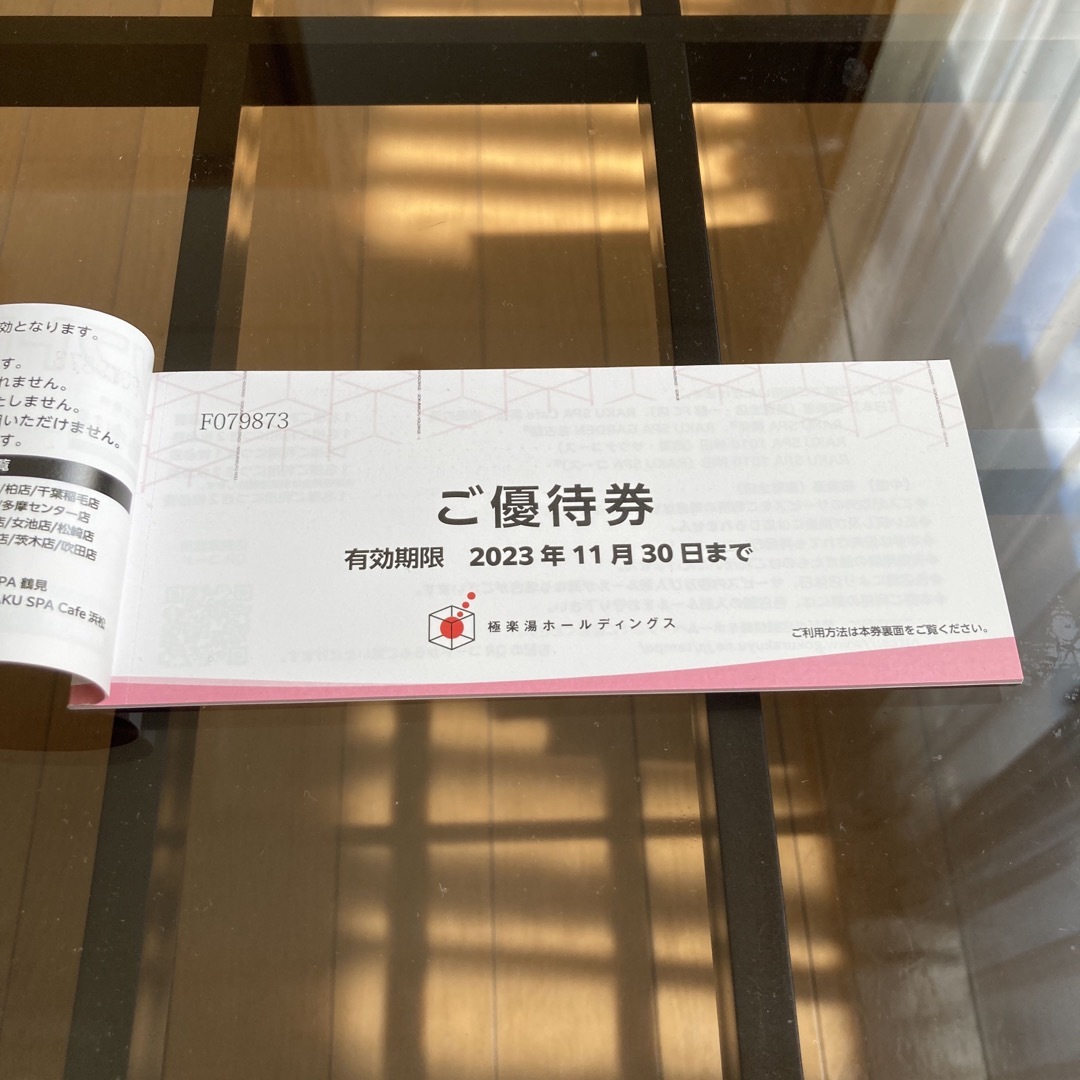極楽湯_株主優待_10枚 - その他