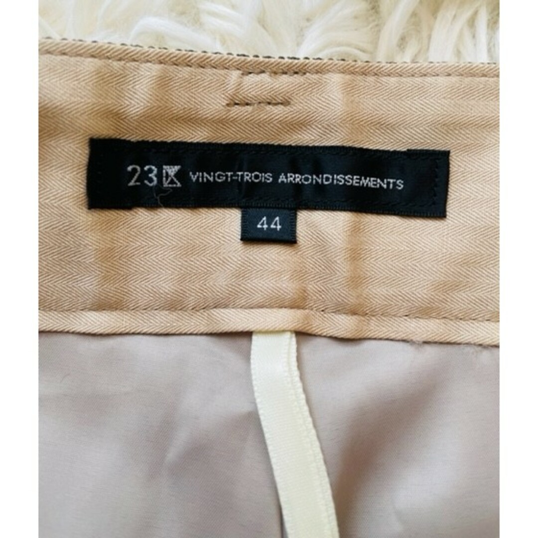 23区 - 【23区】新品タグ付き ポリエステルグレンチェックパンツ