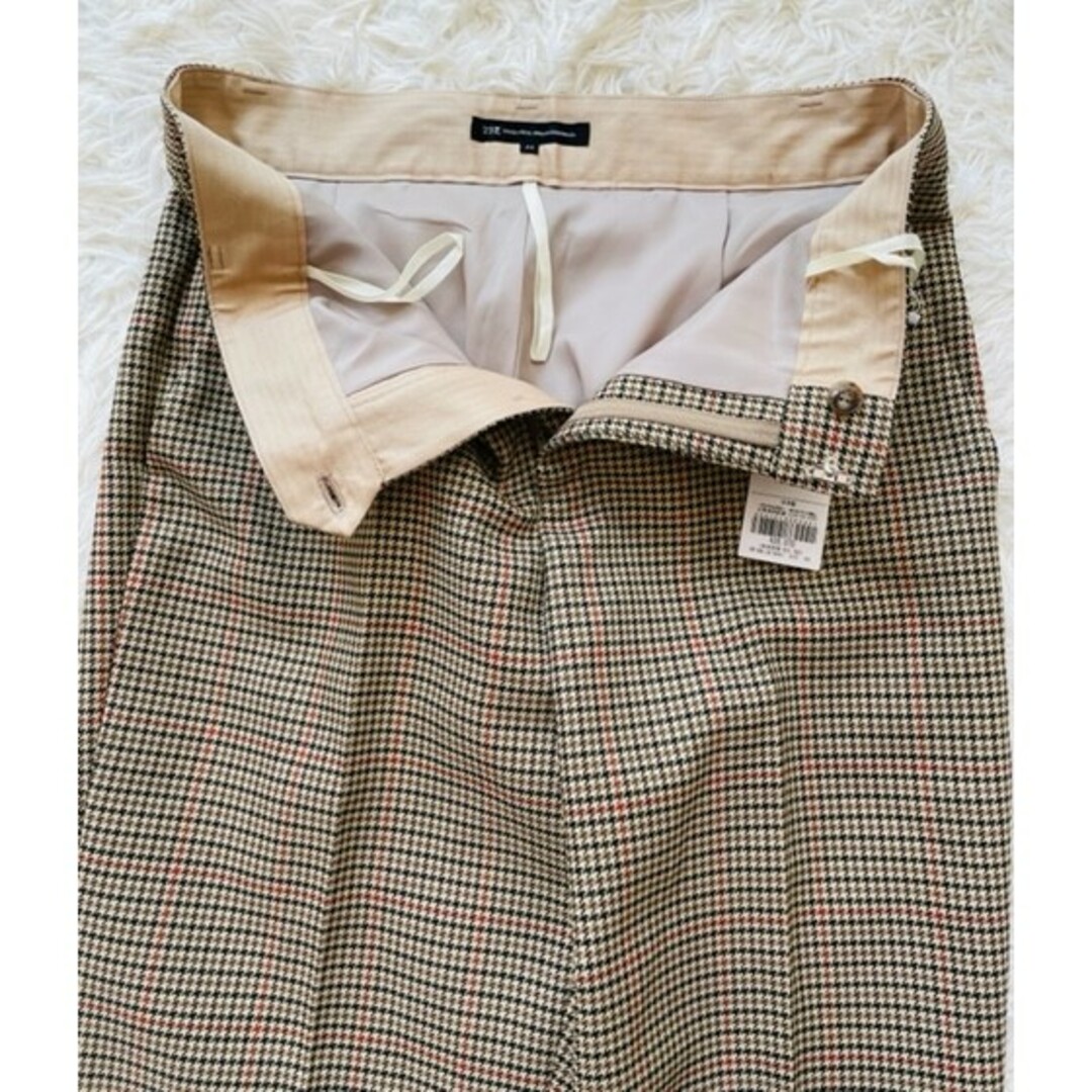 23区 - 【23区】新品タグ付き ポリエステルグレンチェックパンツ