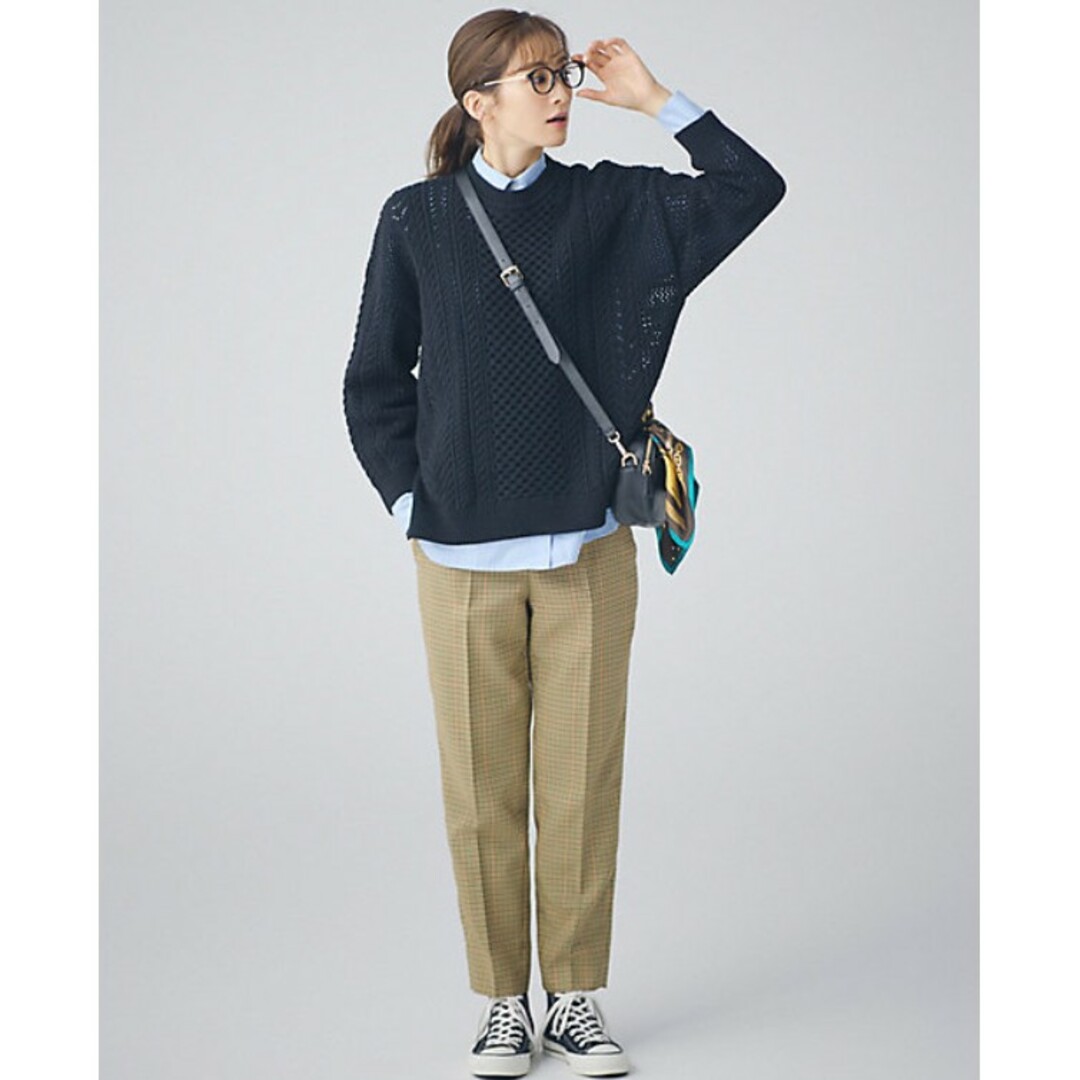 23区 - 【23区】新品タグ付き ポリエステルグレンチェックパンツ