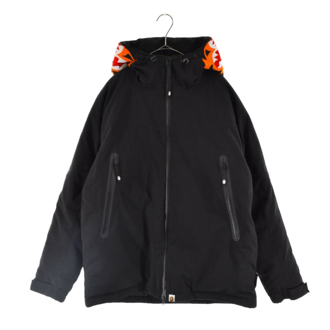 A BATHING APE アベイシングエイプ Tiger Down Jacket タイガー ジップアップダウンジャケット ブラック59センチ裄丈