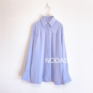 NODAS ノーダス　LONG SLEEVE SHIRT ドレープシャツ(シャツ/ブラウス(長袖/七分))