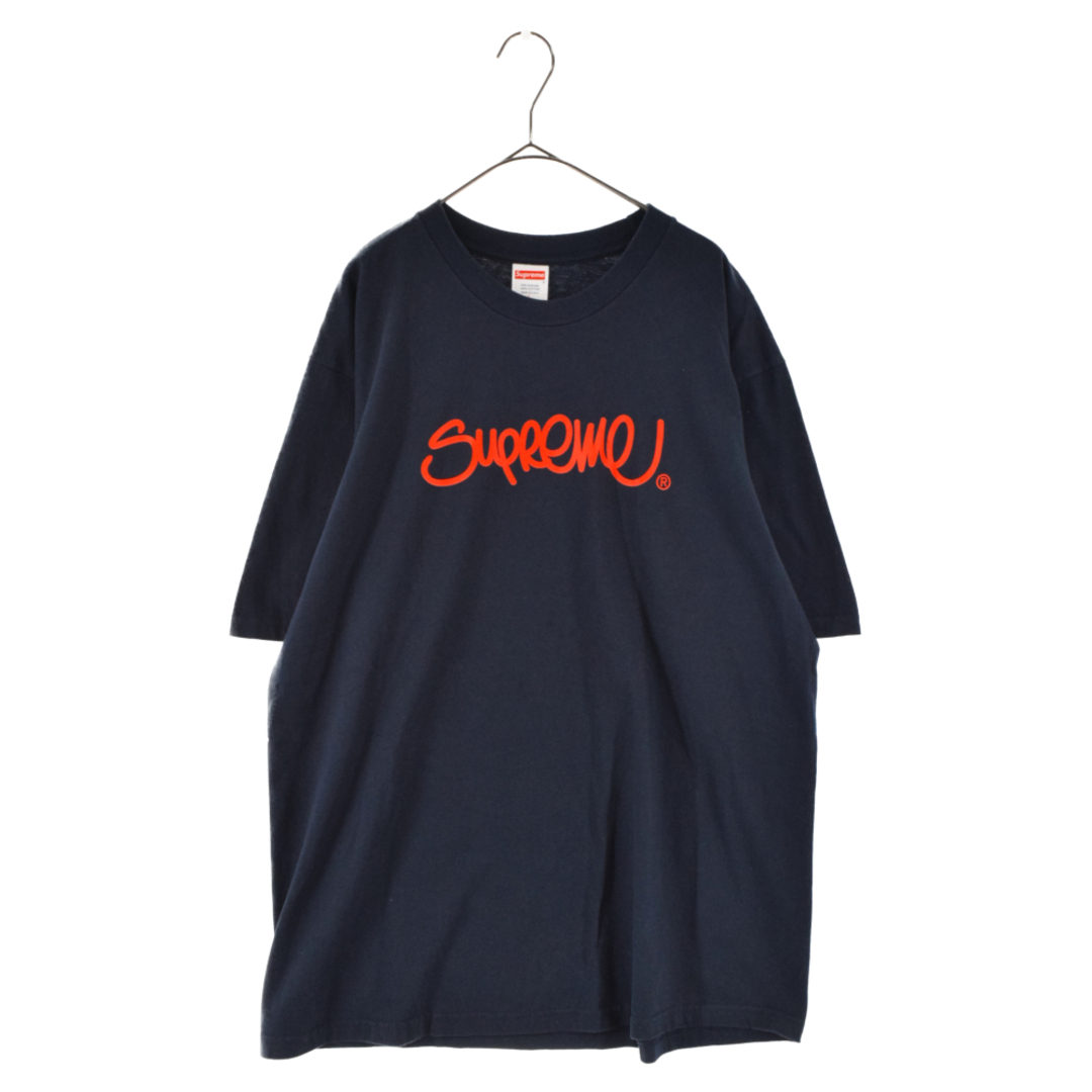 SUPREME シュプリーム 22SS Handstyle Tee ハンドスタイル ロゴプリント ネイビー 半袖Tシャツ カットソー | フリマアプリ  ラクマ