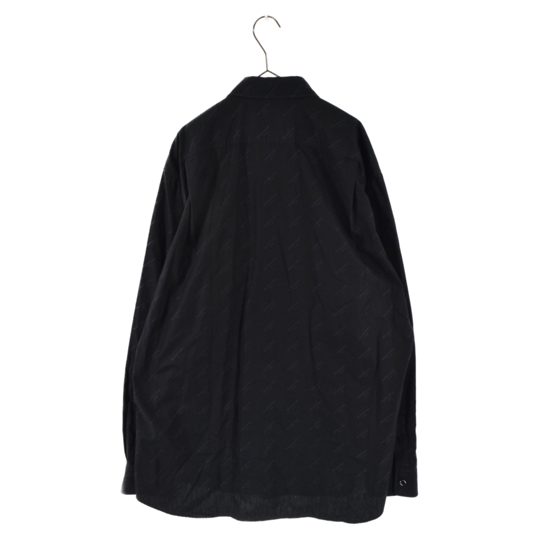 Balenciaga - BALENCIAGA バレンシアガ 17AW ロゴ総柄ボタンダウン長袖