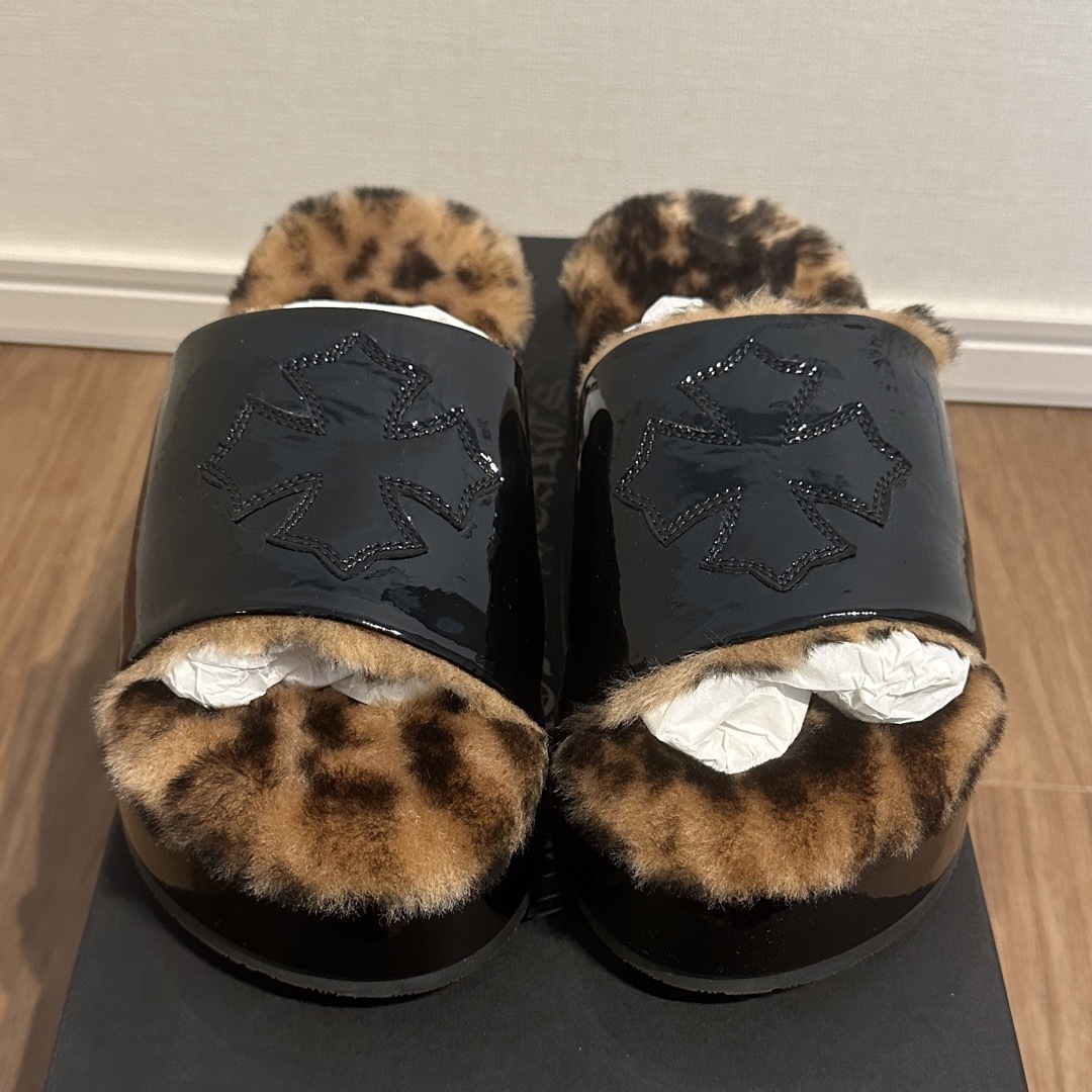 Chrome Hearts クロムハーツ オンライン限定サンダル　leopard